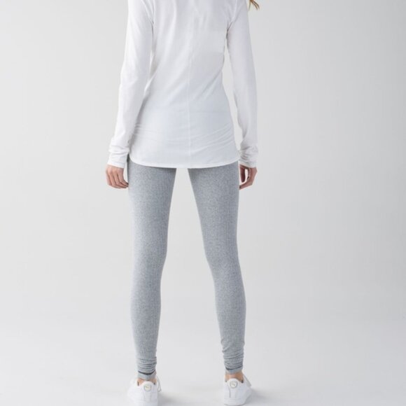 Lululemon Wunder Under Pant (Roll Down)Heathered Herringbone Heathered Black - Picture 5 of 10